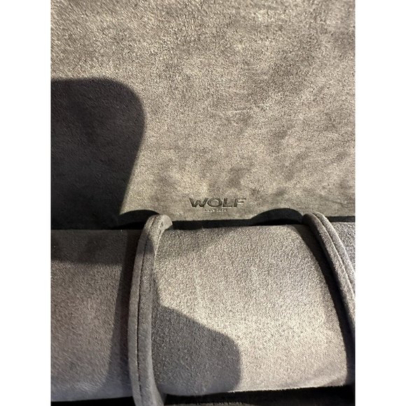 WOLF 3 Watch Storage Case - Black/Grey - Picture 5 of 5